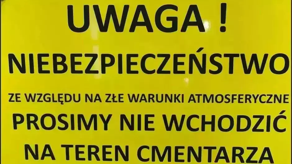 Zdjęcie do UWAGA! SILNY WIATR